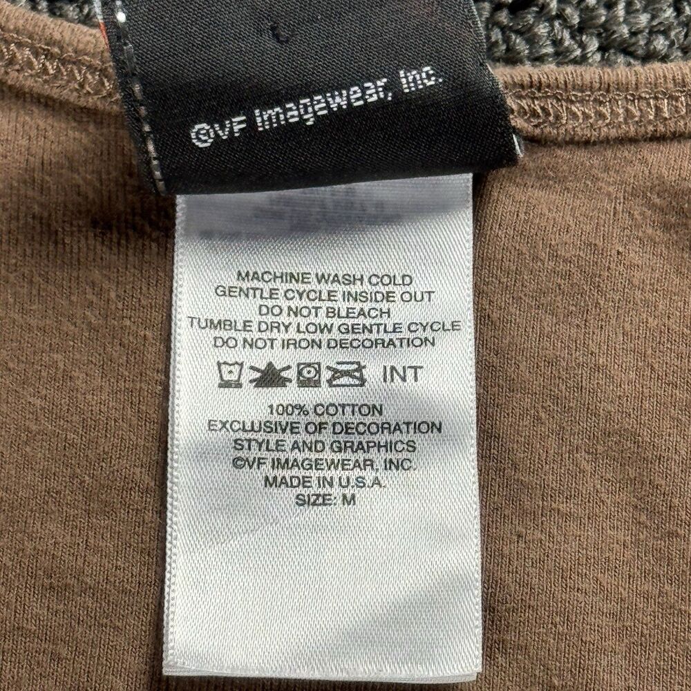 Harley Davidson Women's Brown Bedazzled Rhinestone Tank Top Size Medium Y2K - Picture 9 of 12